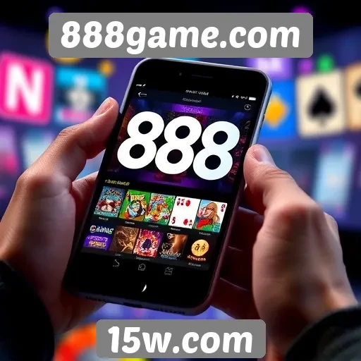 Experiência do usuário no 888game.com em dispositivos móveis